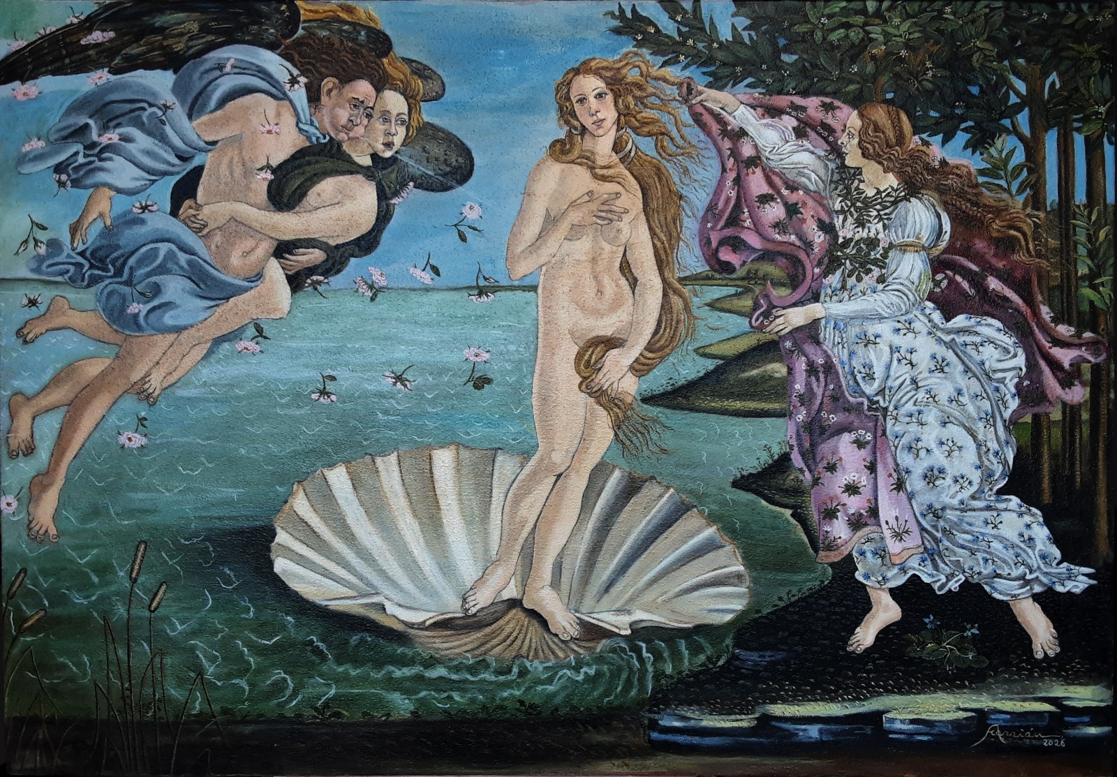 El nacimiento de Venus. Botticelli